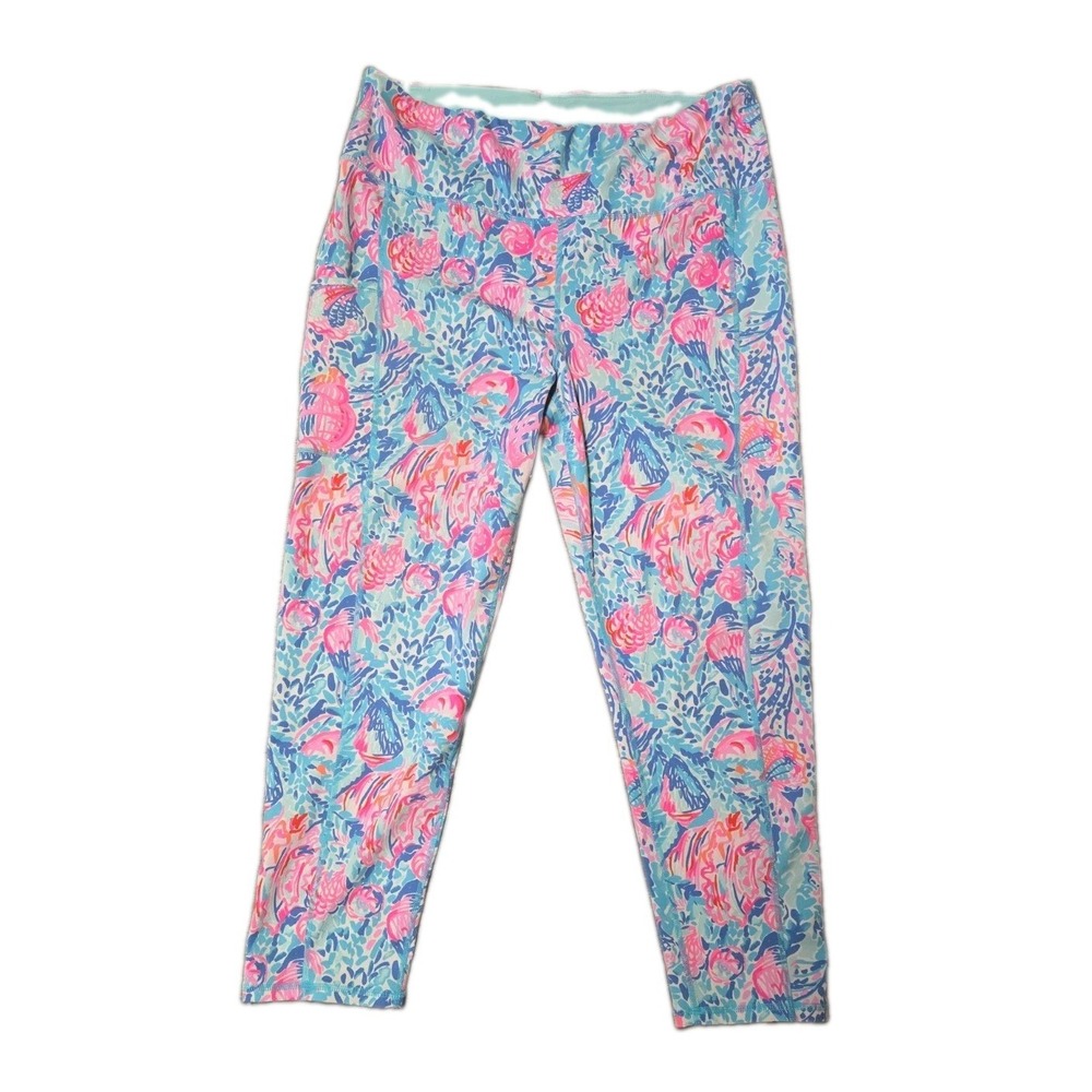 Lilly Pulitzer XL Luxletic Leggings Yoga Pants Cropped